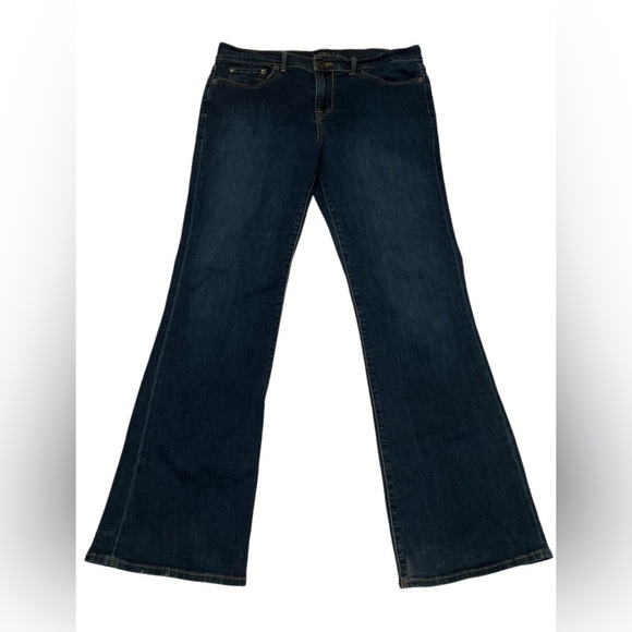 Lucky Brand Sweet’N Low Flare Leg Dark wash Stretch Denim Jeans 12/31 R - Picture 1 of 5